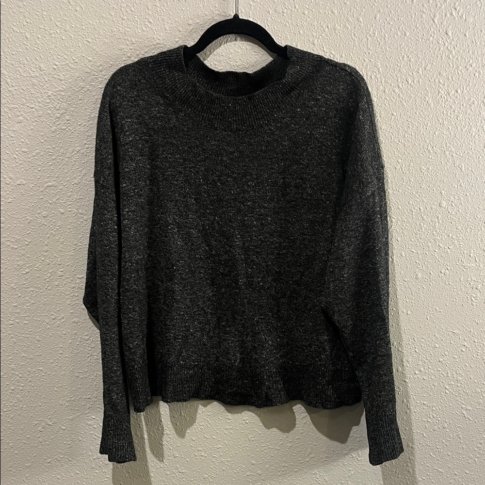 Reformation Charcoal Gray Knit Sweater Pullover